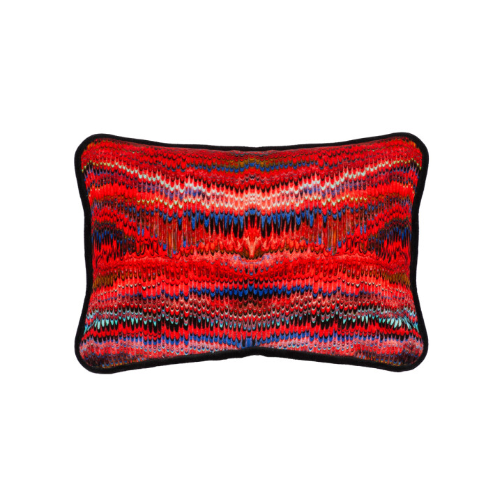 Nonpareil Red & Blue Cushion / image 1