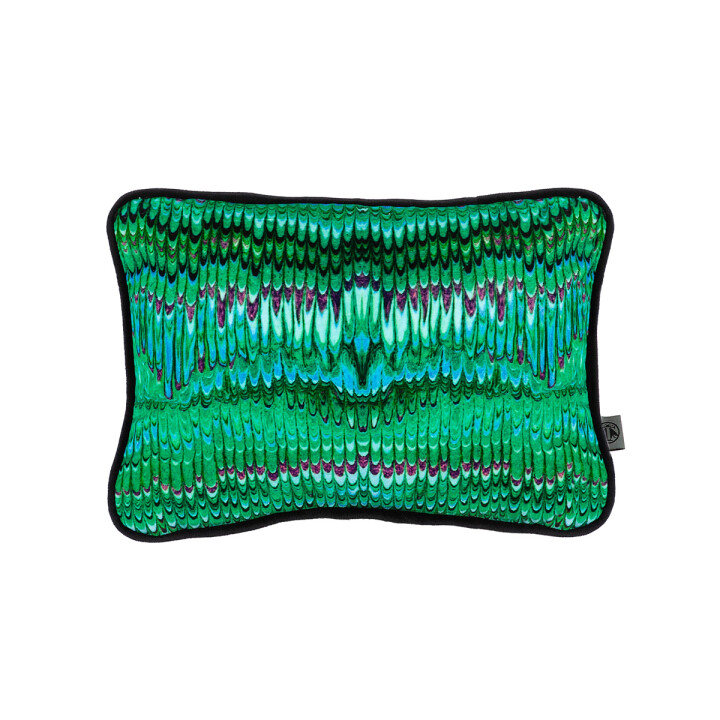 Nonpareil Green & Purple Cushion / image 1