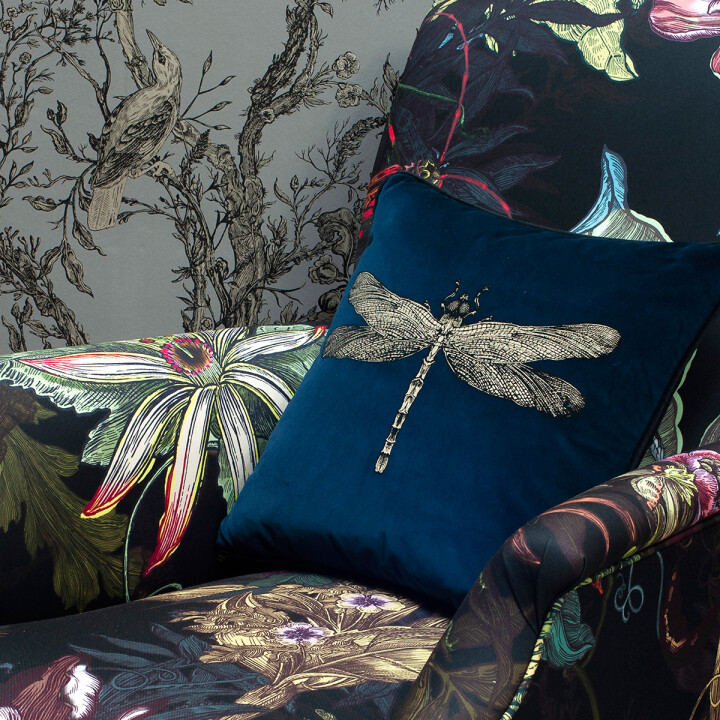 Dragonfly Velvet Cushion / image 3