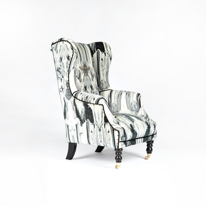 Marble Gum Tall Wingback / image 1