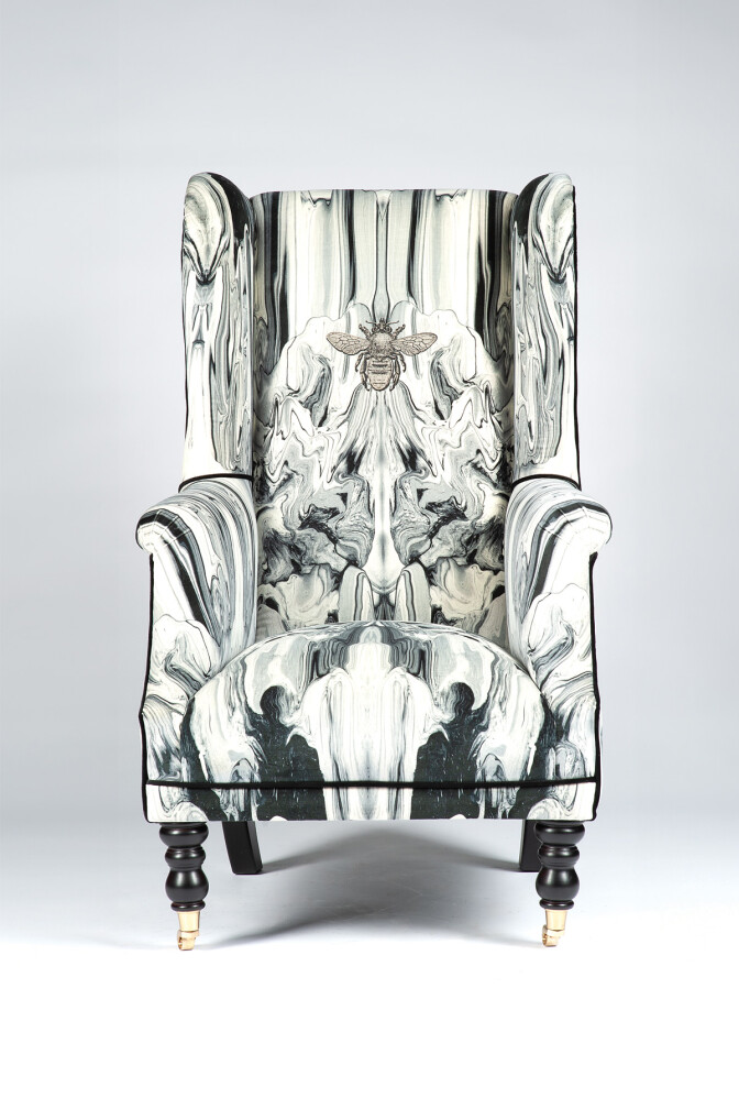 Marble Gum Tall Wingback / image 4