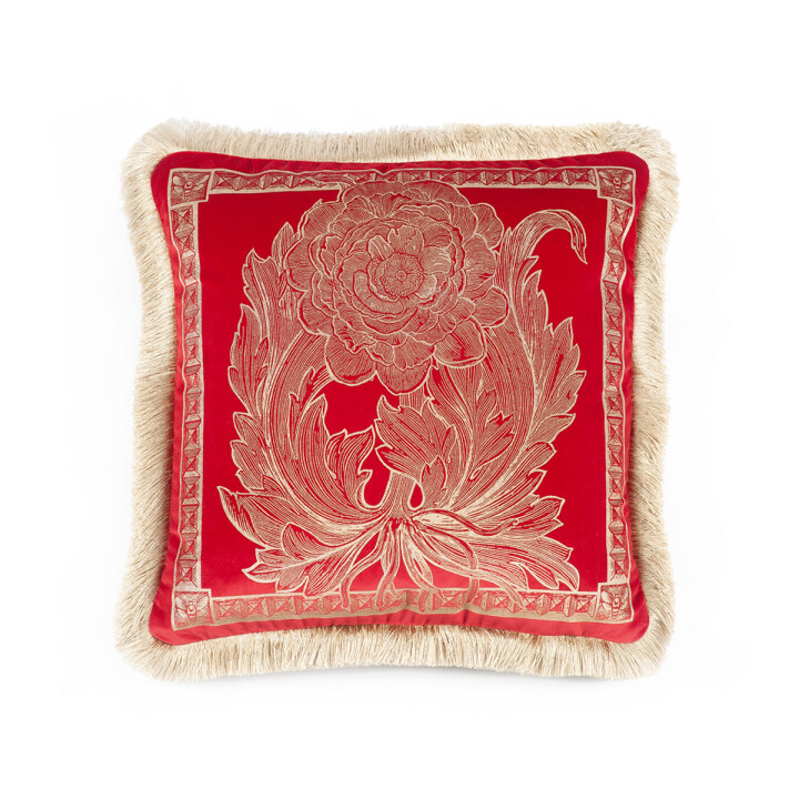 Tudor Rose Limited Edition Fringed Cushion / image 1